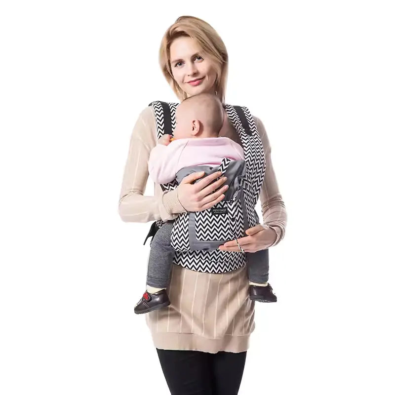 4-Seizoenen BabyDraagzak – Inclusief Opbergtas"