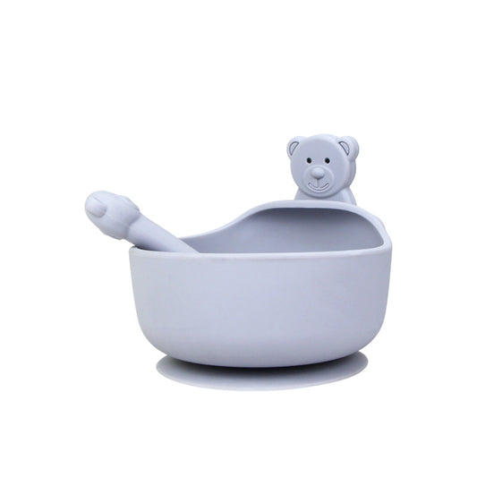 Major4 Siliconen Baby Eetset – Kom met Zuignap & Lepel