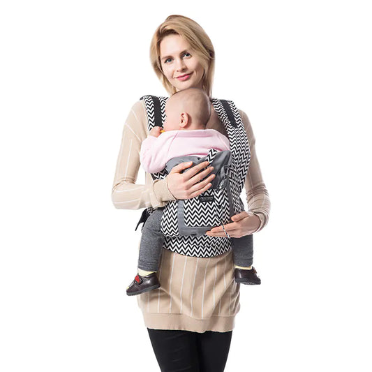 4-Seizoenen BabyDraagzak – Inclusief Opbergtas"