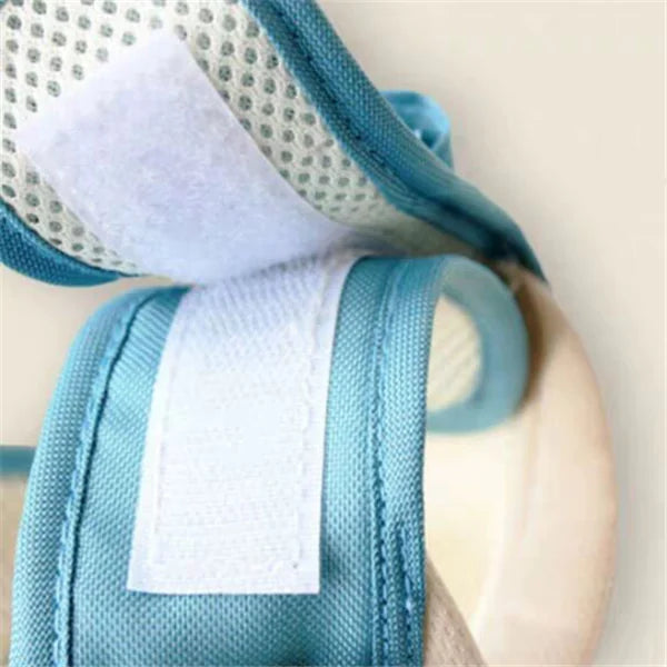 Veilig en comfortabel leren lopen – Baby loopgordel met handige trekband."