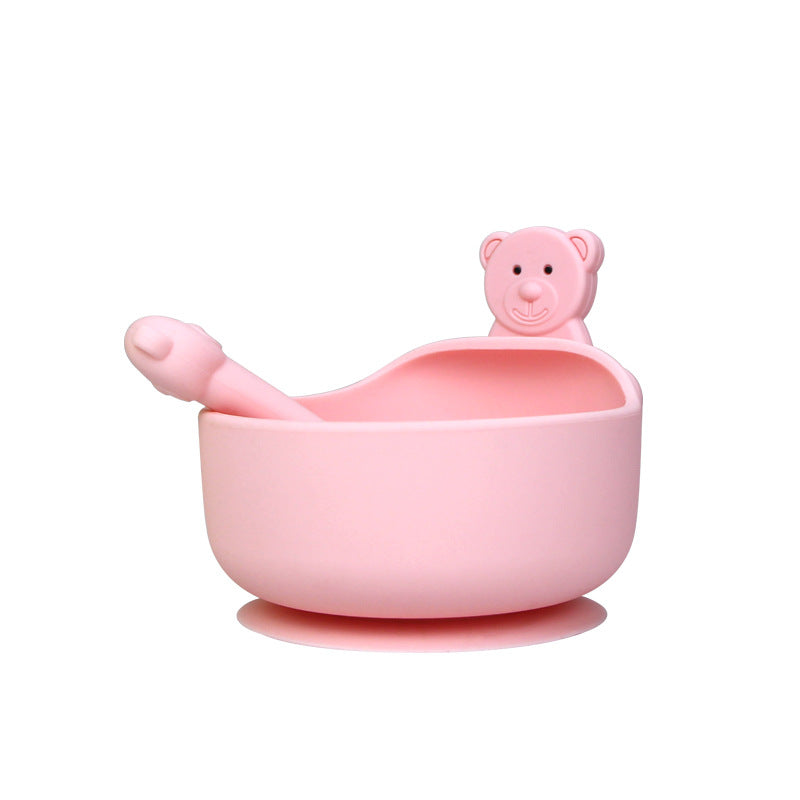 Major4 Siliconen Baby Eetset – Kom met Zuignap & Lepel