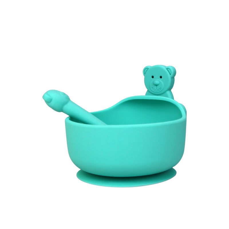Major4 Siliconen Baby Eetset – Kom met Zuignap & Lepel