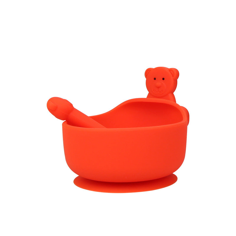 Major4 Siliconen Baby Eetset – Kom met Zuignap & Lepel